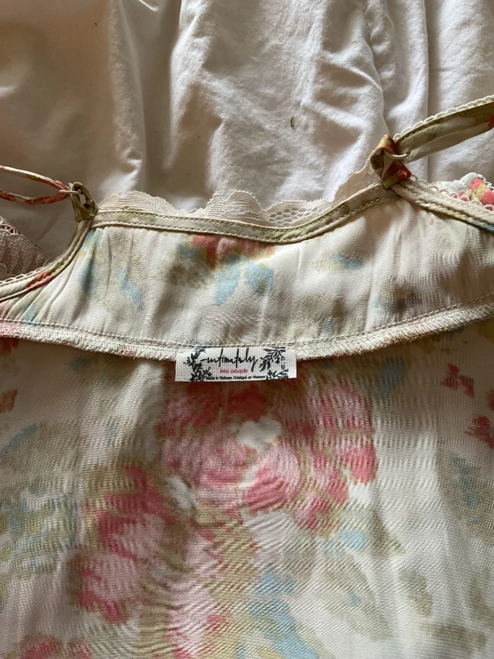 Free People Intimately Floral Lace Slip Dress XS